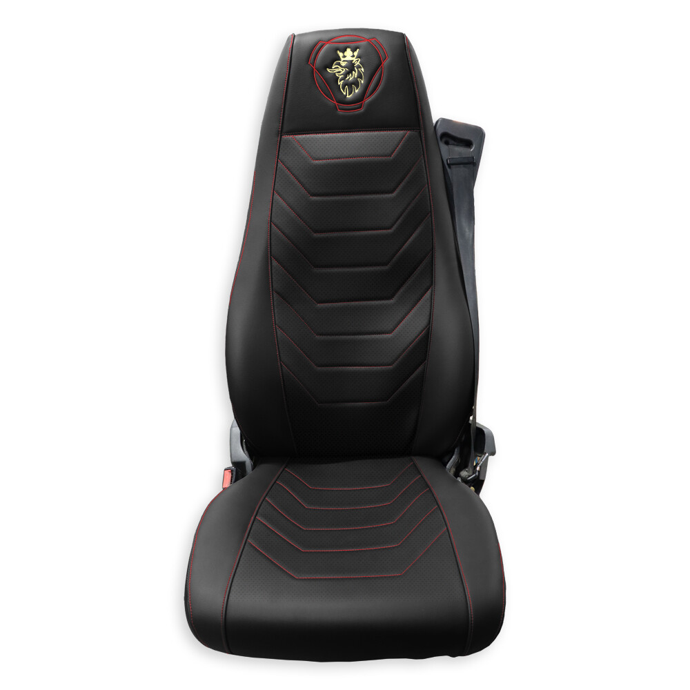 Чохол на сидіння Perfo-ECO SCANIA R,G,P (2004-2017) водій пілот - пас. пілот Червоний