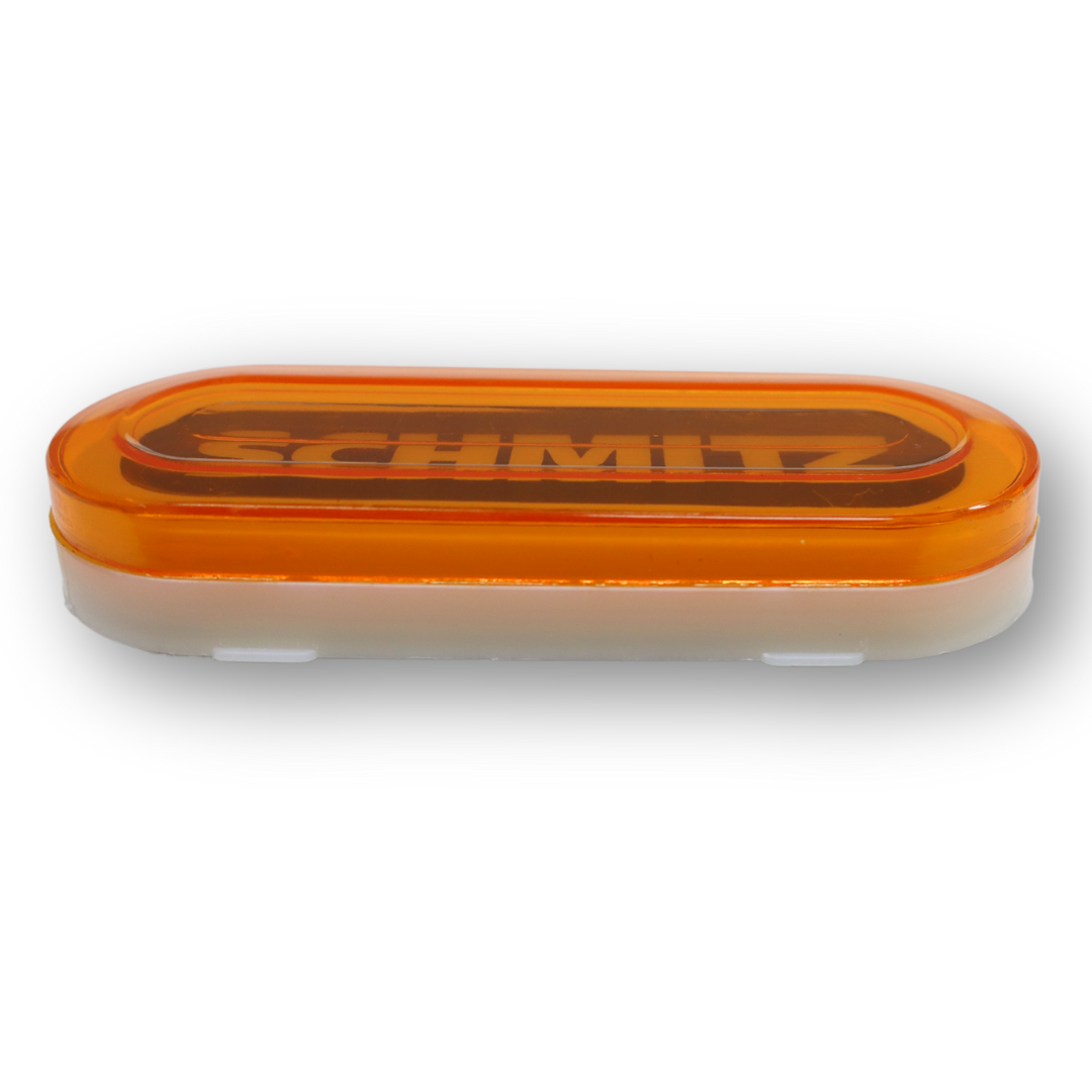 Фонарь габаритный NEON  с логотипом "SCHMITZ"желтый \с креплением \