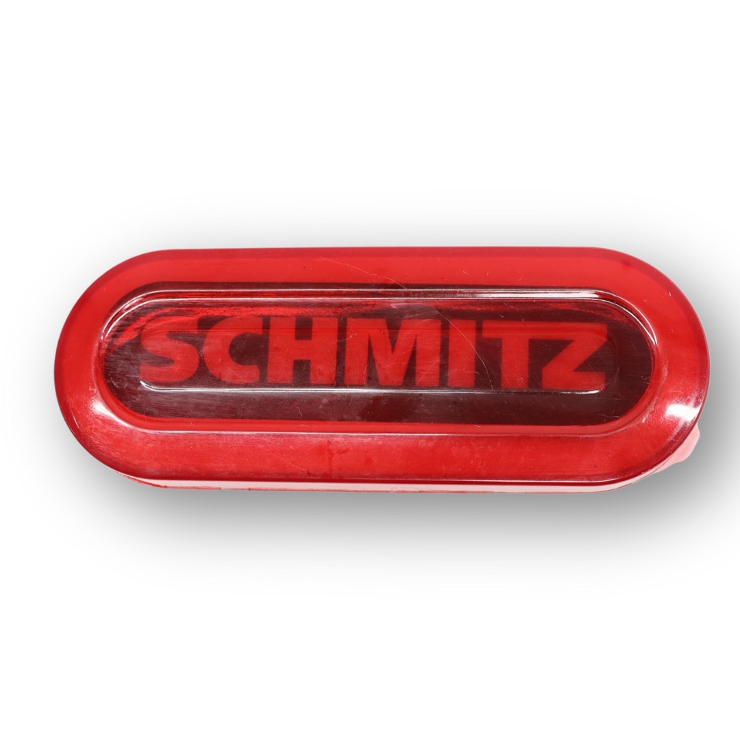 Фонарь габаритный NEON  с логотипом "SCHMITZ"красный \с креплением \