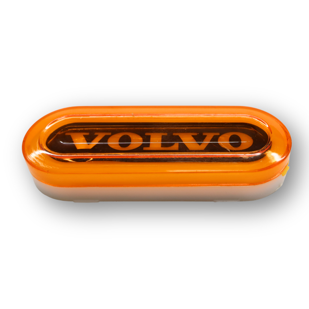 Фонарь габаритный NEON  с логотипом "VOLVO"желтый \с креплением \