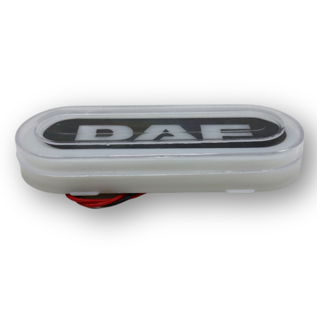 Фонарь габаритный NEON  с логотипом "DAF"белый \с креплением \