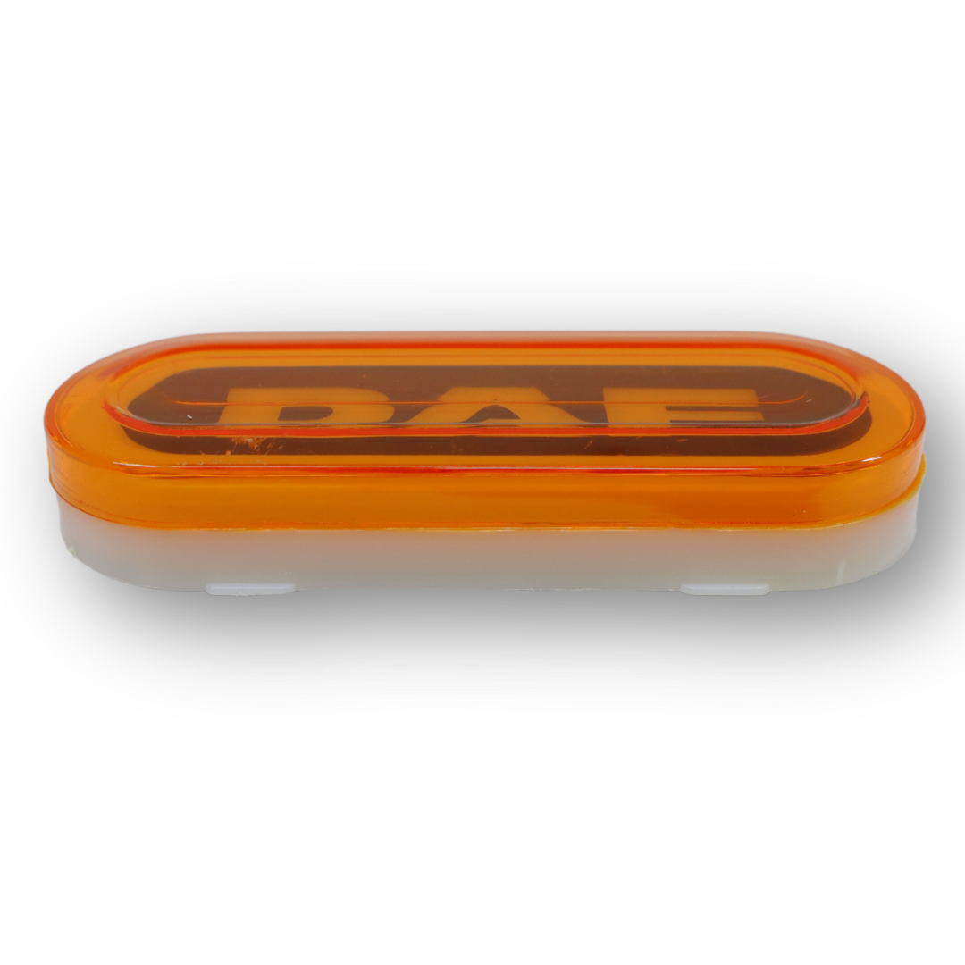 Фонарь габаритный NEON  с логотипом "DAF"желтый \с креплением \