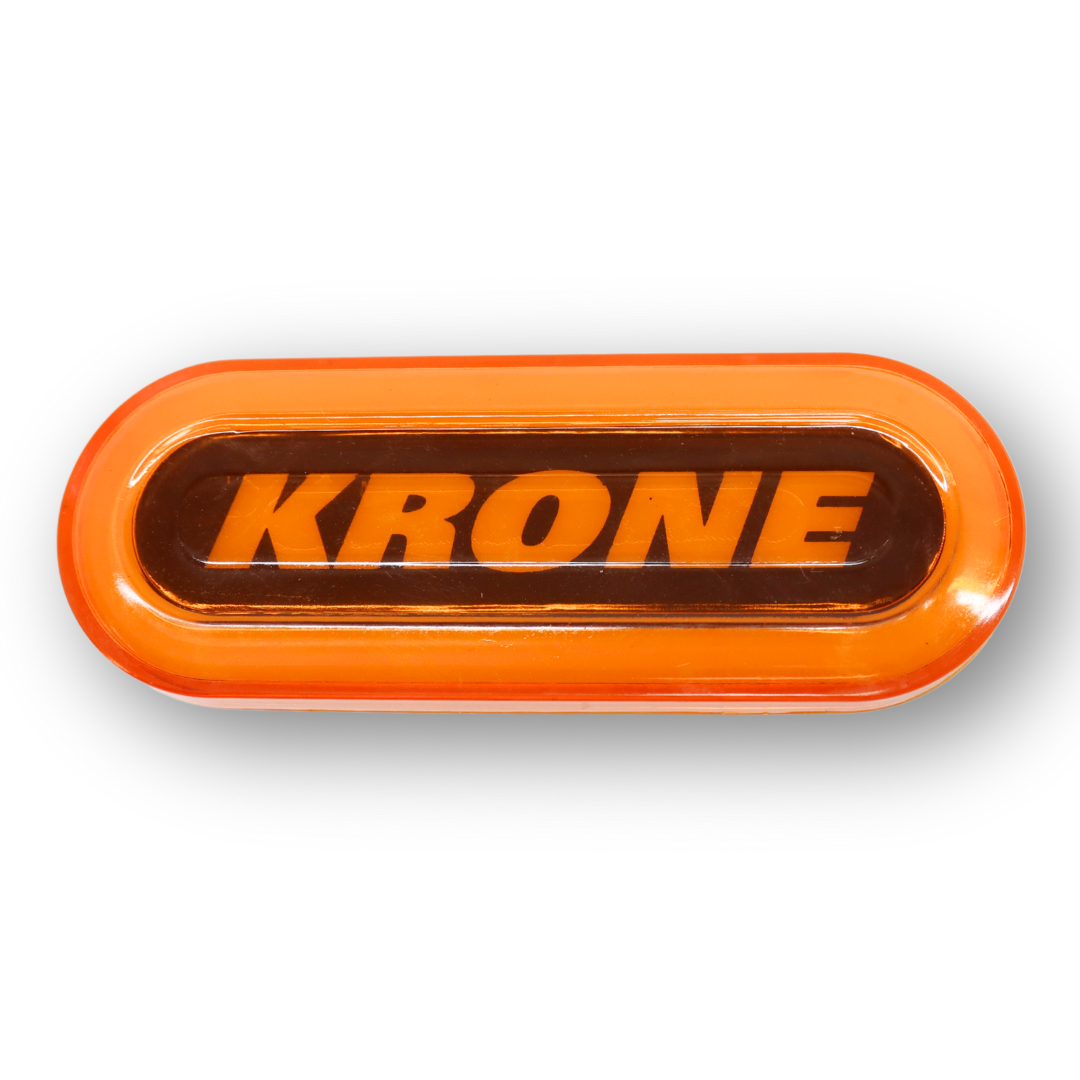 Фонарь габаритный NEON  с логотипом "KRONE"желтый \с креплением \