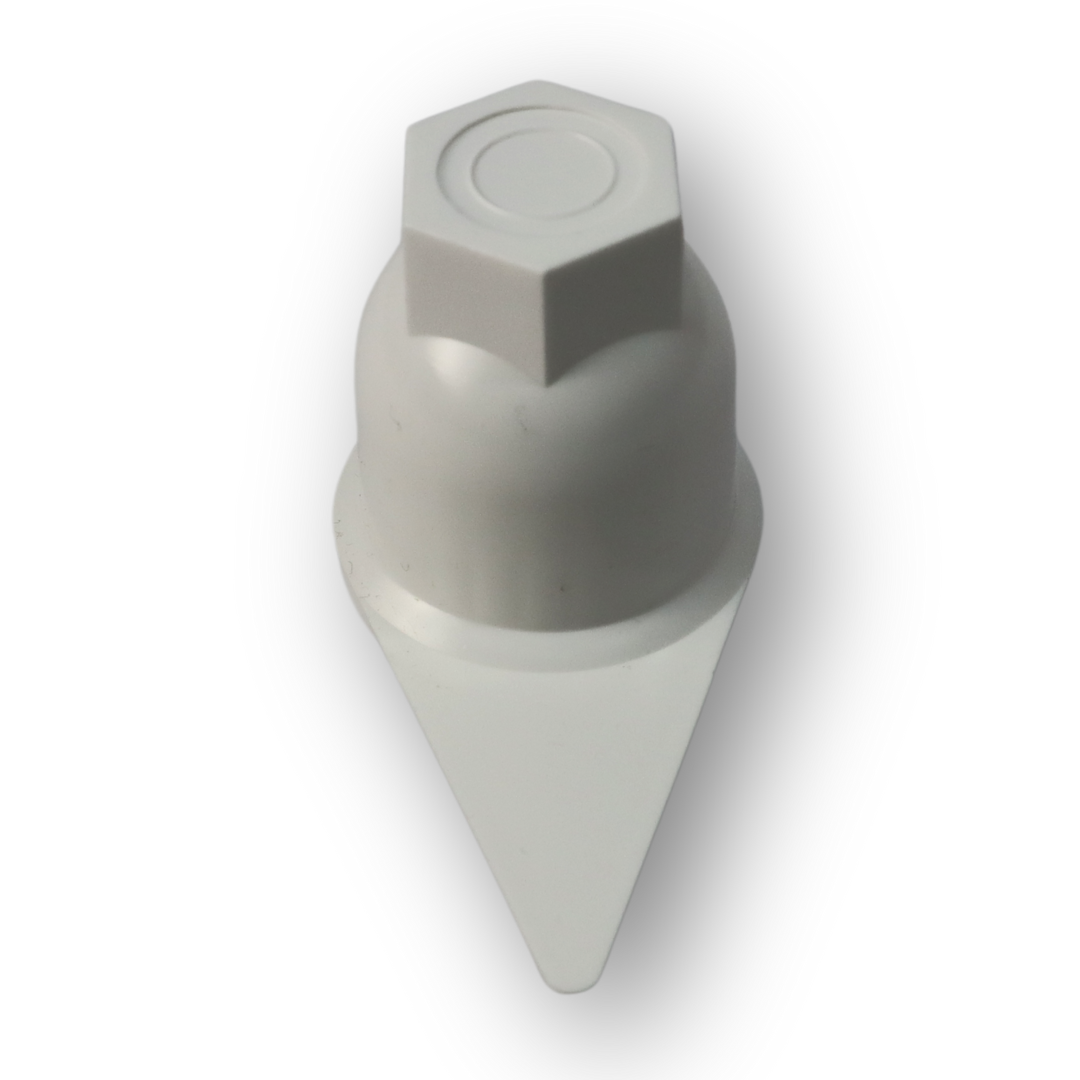 Колпачек на гайку 33 с указателем белый Колпачек на гайку 33 с указателем белый