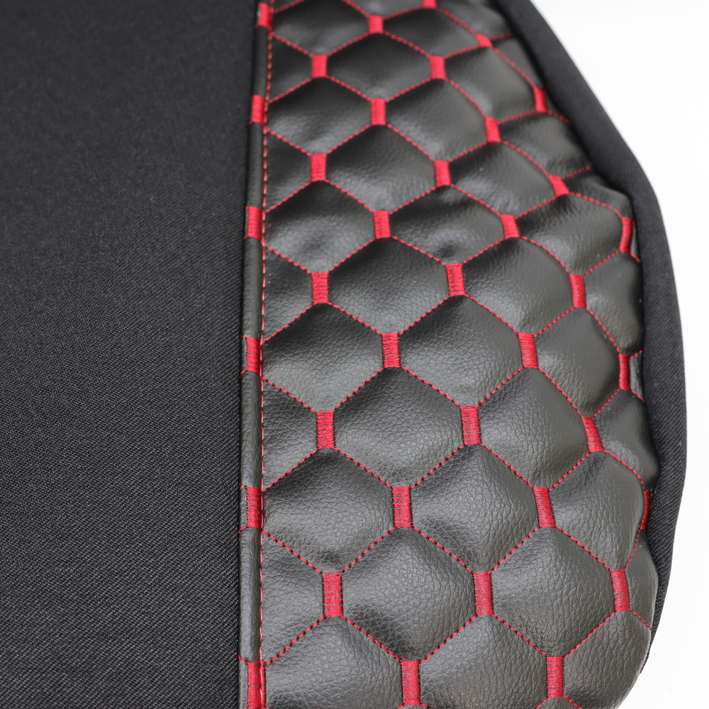 Чехол на сиденья Экокожа MERCEDES Atego вод.пилот с ремнем - пасс.с подгол. черный Чехол на сиденья Экокожа MERCEDES Atego вод.пилот с ремнем - пасс.с подгол. черный