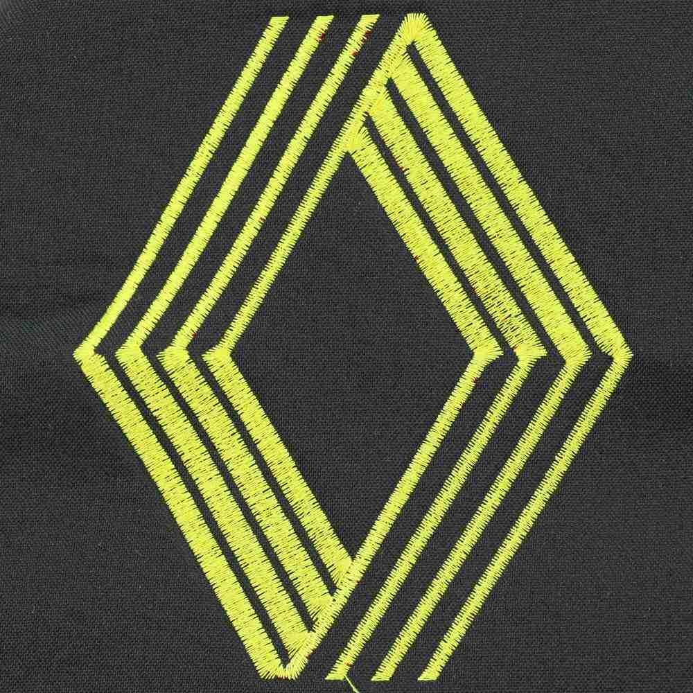 Чохол на сидіння Екошкіра, Renault Magnum (2001-2013) водій, пасажир поворотне сидіння,чорна серед. бежеві боки