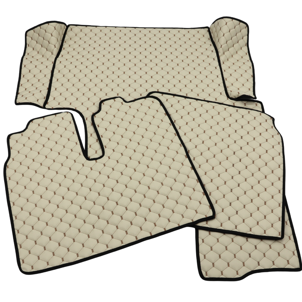 Коврик Экокожа MAN TGA XXL 2000-2011; АКПП,МКПП, бежевый, Коврик Экокожа MAN TGA XXL 2000-2011; АКПП,МКПП, бежевый,