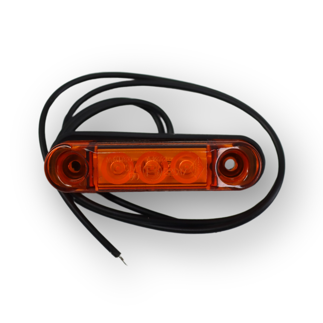 Ліхтар габаритний діодний жовтий 12/24V 65x17 HORPOL Ліхтар габаритний діодний жовтий 12/24V 65x17 HORPOL