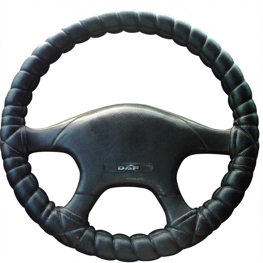 Оплетка руля Ø 50 (Man) ,шнуровка поролон, черная