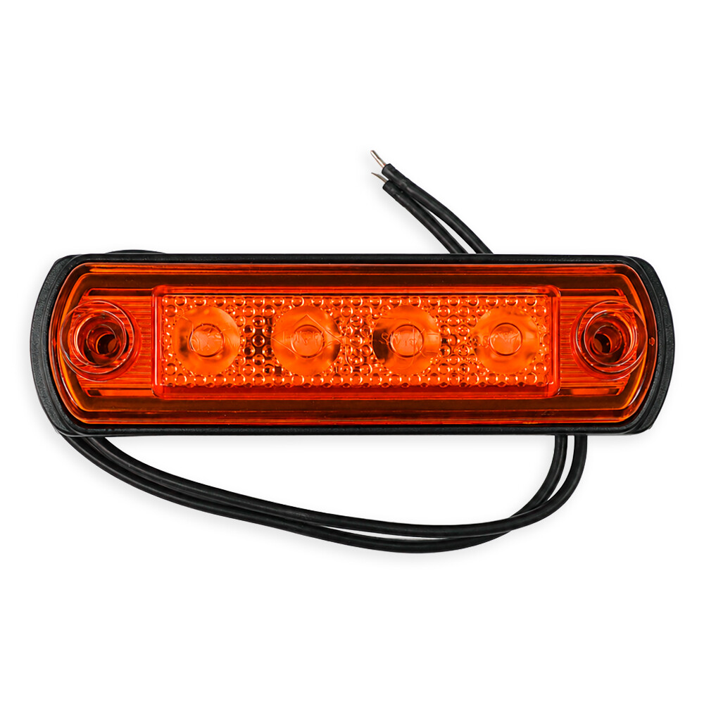 Габаритный фонарь передний LED желтый 100x26 12/24V HORPOL Габаритный фонарь передний LED желтый 100x26 12/24V HORPOL