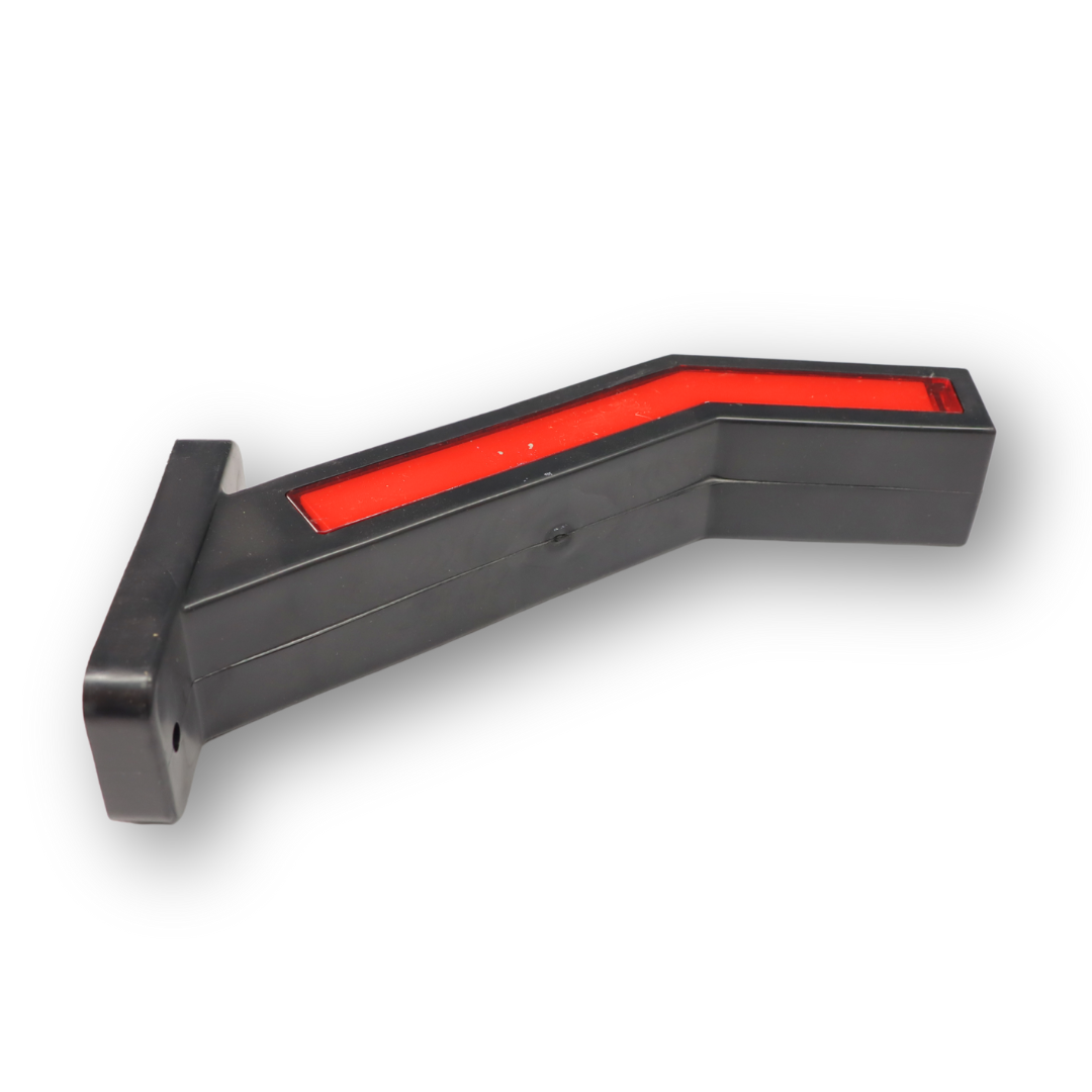 Фонарь габаритный рог (22см) трехцветный диодный динамический 12-24V