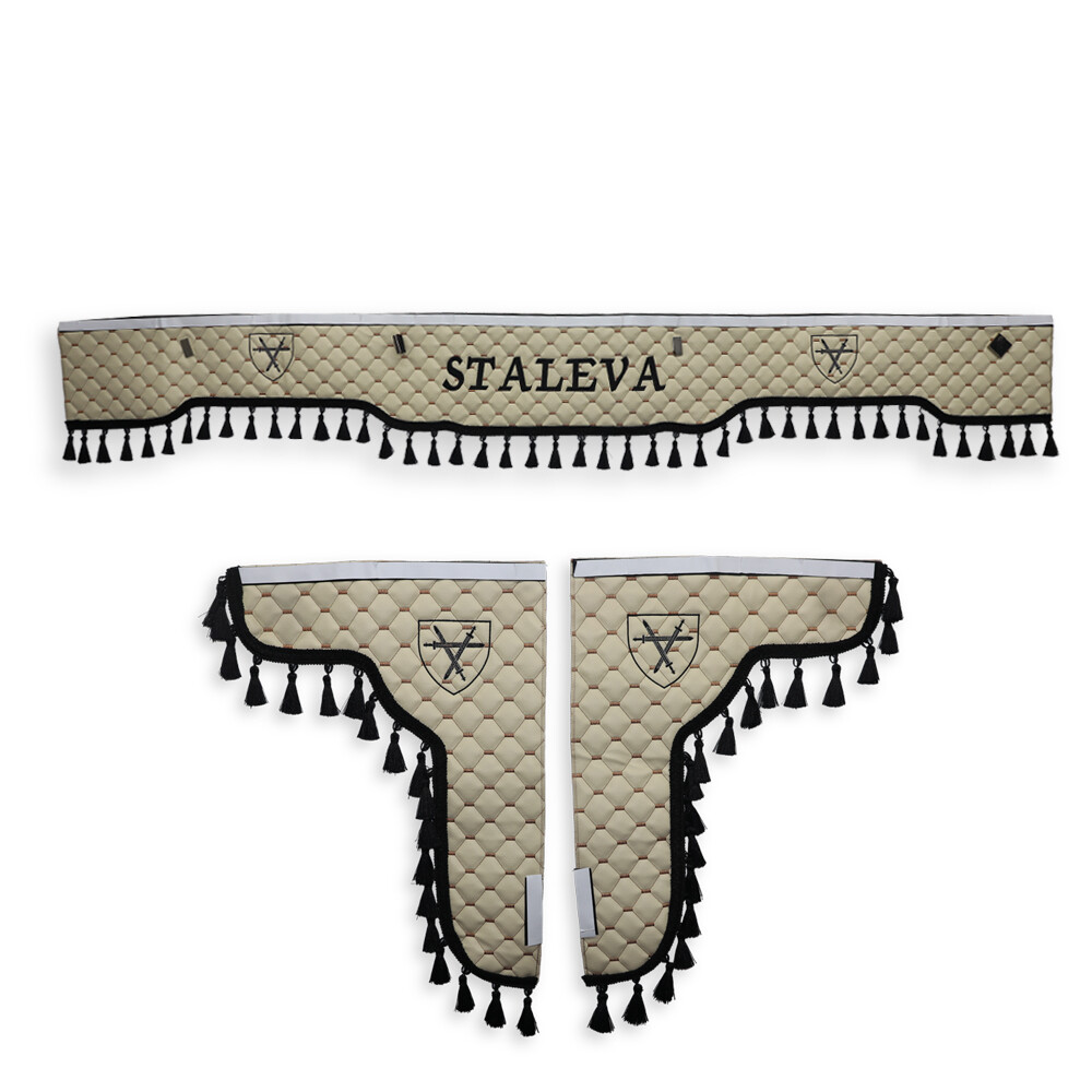 Шторка лоб + косинки Екошкіра (замовна) Шторка лоб + косинки Екошкіра (замовна)