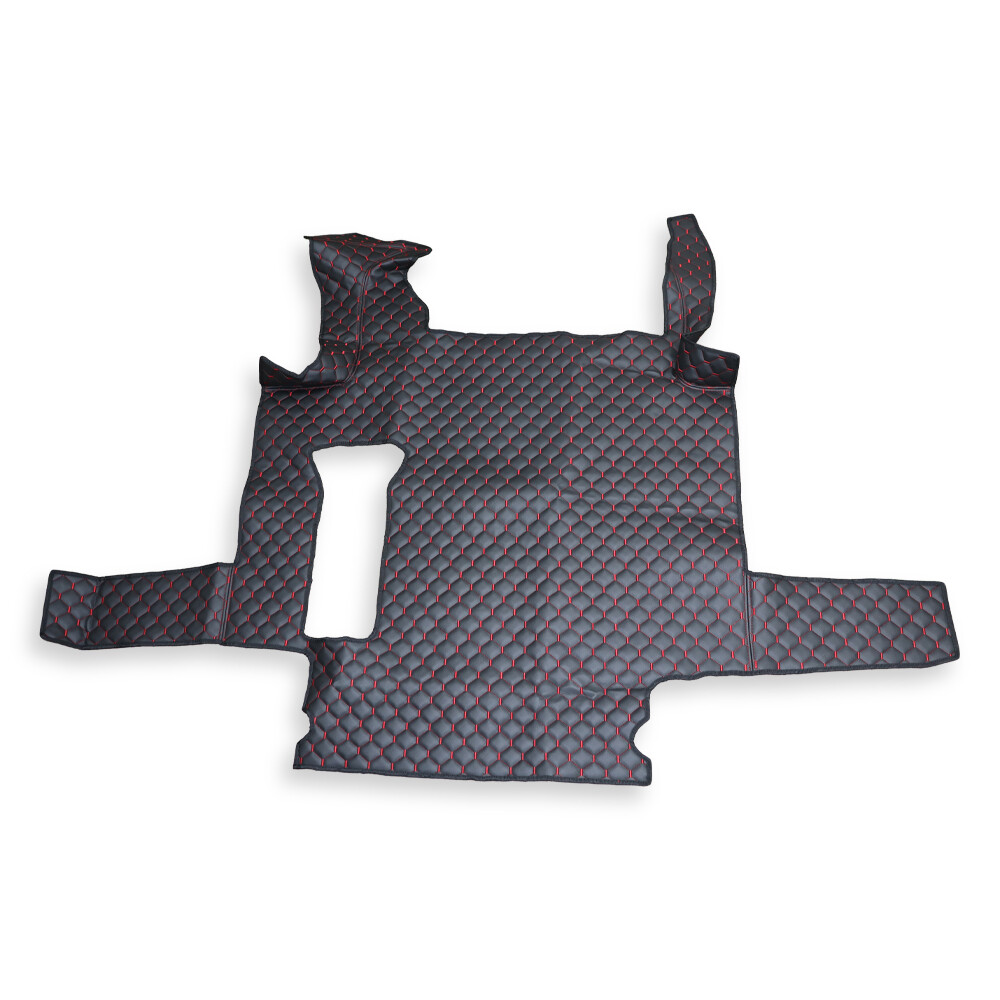 Килимок Екошкіра MAN TGX 2008 -2017; 2 ящ., чорний, АСП