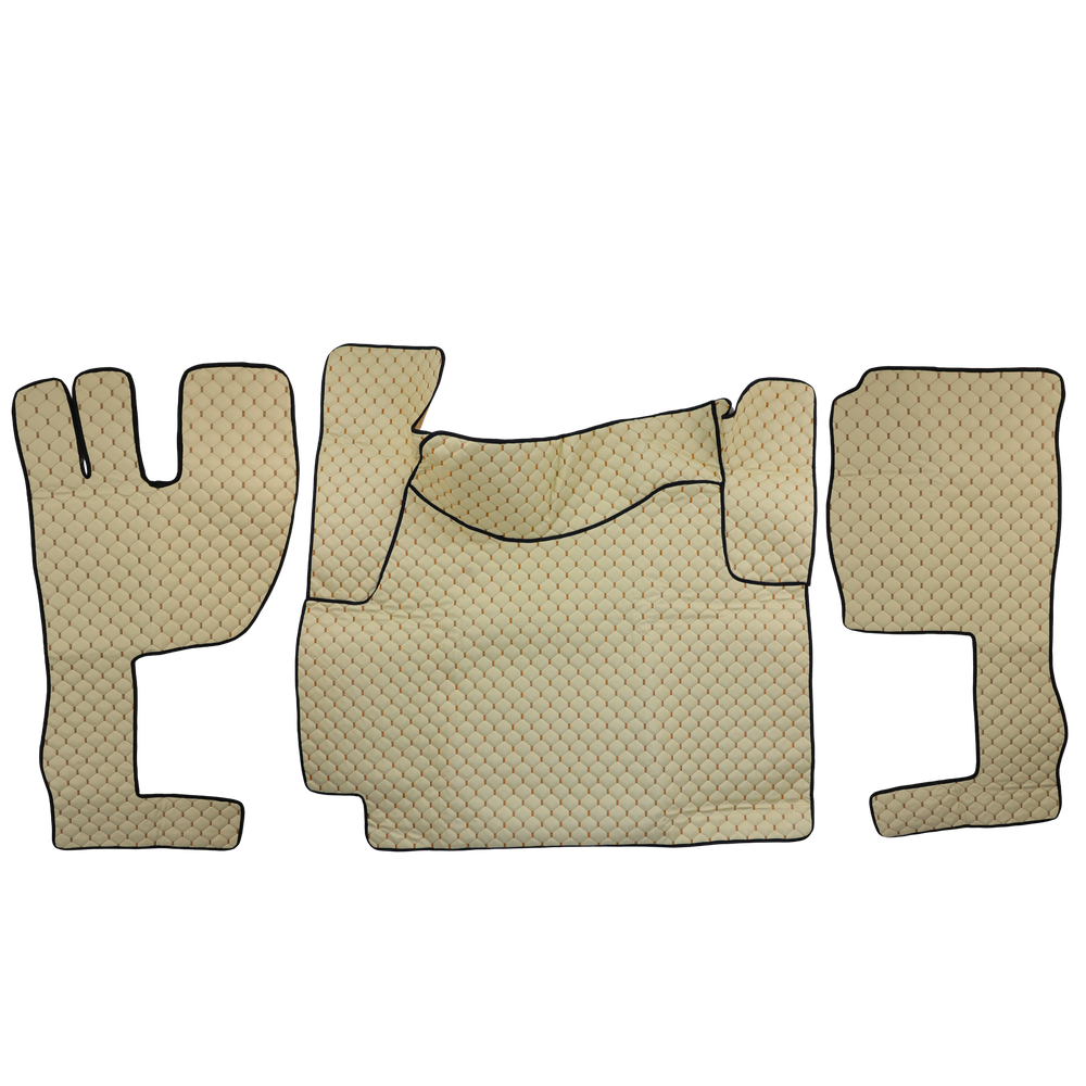 Коврик Экокожа VOLVO FH 2003-2013; АКПП, бежевый, Коврик Экокожа VOLVO FH 2003-2013; АКПП, бежевый,