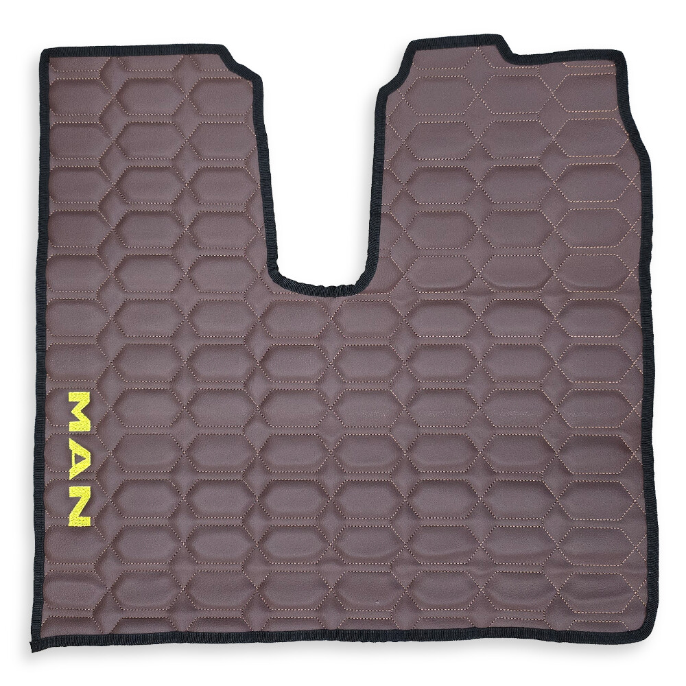 Коврик Экокожа MAN TGX 2008 -2017; 2 ящ.,АКПП,МКПП, коричневый, АСП Коврик Экокожа MAN TGX 2008 -2017; 2 ящ.,АКПП,МКПП, коричневый, АСП