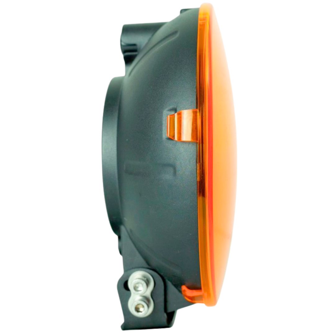 Стекло защитное доп.фары круглое желтое Pollux9+ Стекло защитное доп.фары круглое желтое Pollux9+