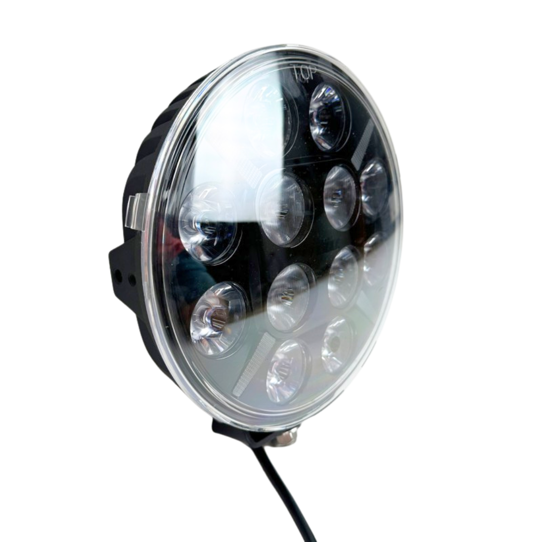 Стекло защитное доп.фары круглое прозрачное Pollux9+ Стекло защитное доп.фары круглое прозрачное Pollux9+