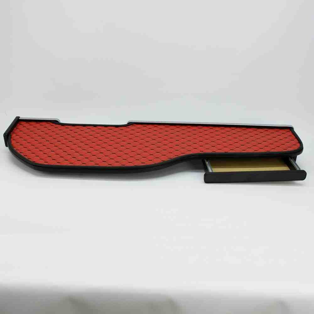 Полиця кабіни довга DAF 106 червона\ST- Екошкіра стежка\