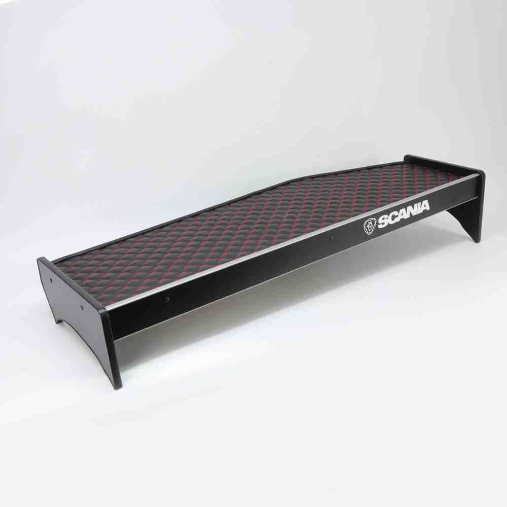 Полиця кабіни довга SCANIA 420 R чорна\ST- Екошкіра стежка\