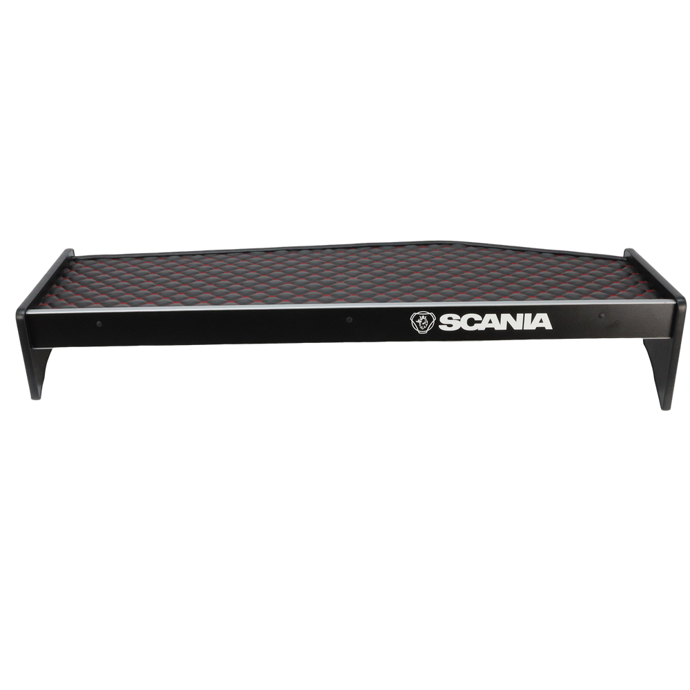 Полиця кабіни довга SCANIA 420 R чорна\ST- Екошкіра стежка\