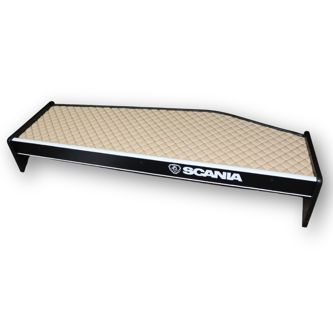 Полка кабины длинная SCANIA 420 R бежевая\ST- Экокожа стёжка\ Полка кабины длинная SCANIA 420 R бежевая\ST- Экокожа стёжка\