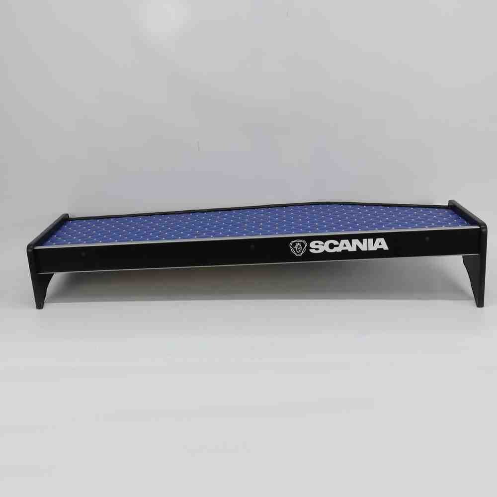 Полка кабины длинная SCANIA 420 R синяя\ST- Экокожа стёжка\