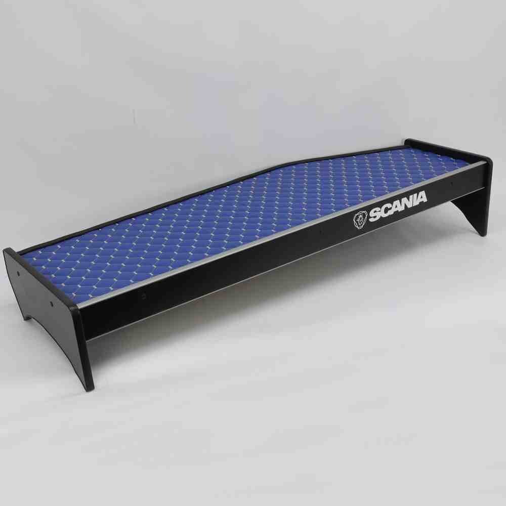 Полка кабины длинная SCANIA 420 R синяя\ST- Экокожа стёжка\