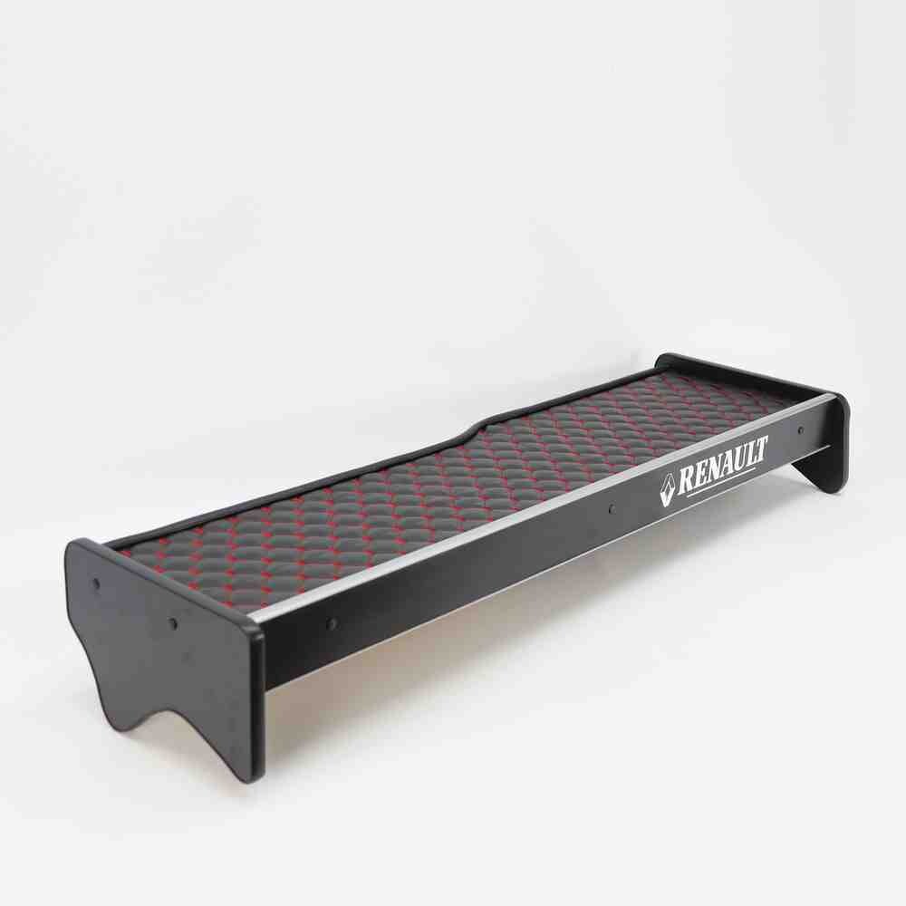 Полиця кабіни довга RENAULT Premium (до 2005 р) чорна\ST- Екошкіра стежка\