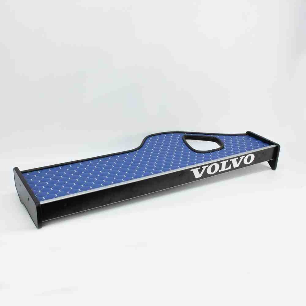 Полиця кабіни довга VOLVO FH 12\16 з 2002р. синя\ST- Екошкіра стежка\ Полиця кабіни довга VOLVO FH 12\16 з 2002р. синя\ST- Екошкіра стежка\