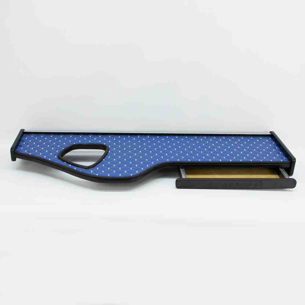 Полиця кабіни довга VOLVO FH 12\16 з 2002р. синя\ST- Екошкіра стежка\ Полиця кабіни довга VOLVO FH 12\16 з 2002р. синя\ST- Екошкіра стежка\