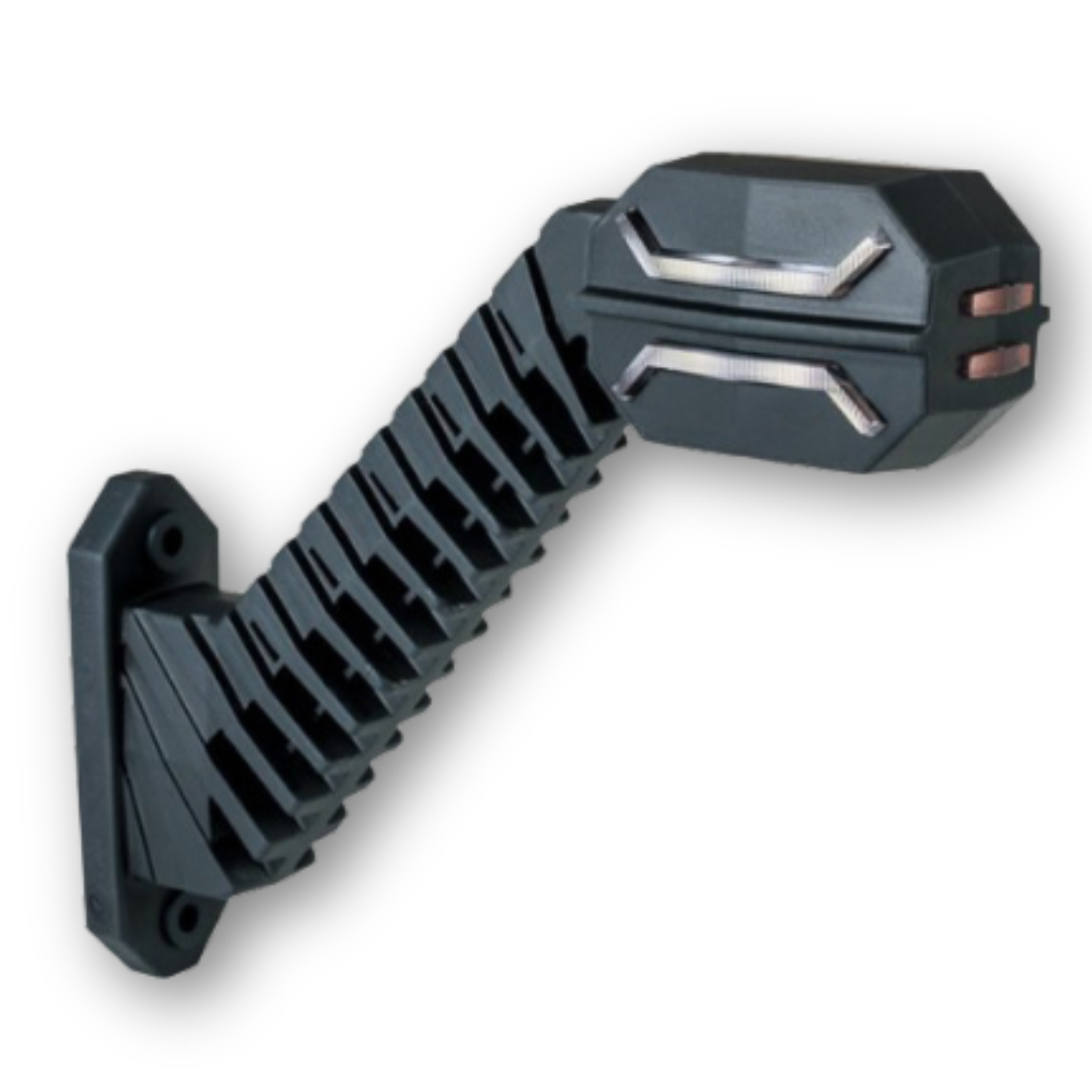 Фонарь габаритный рог LED 12-24 V трехцветный \ Dragon \HORPOL\ прав.