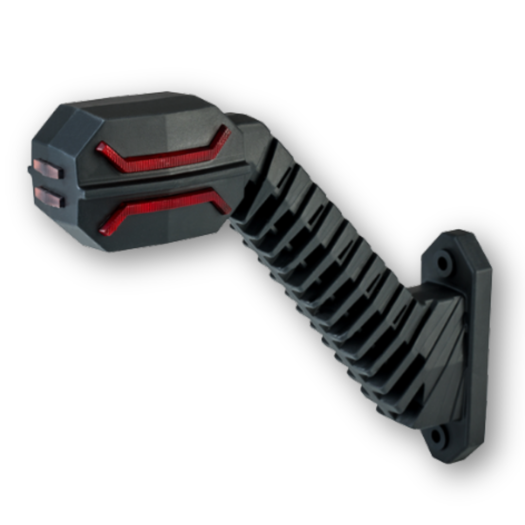 Фонарь габаритный рог LED 12-24 V трехцветный \ Dragon \HORPOL\ лев. Фонарь габаритный рог LED 12-24 V трехцветный \ Dragon \HORPOL\ лев.