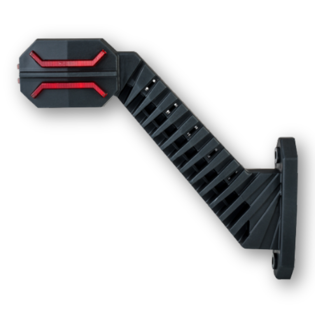 Фонарь габаритный рог LED 12-24 V трехцветный \ Dragon \HORPOL\ лев. Фонарь габаритный рог LED 12-24 V трехцветный \ Dragon \HORPOL\ лев.