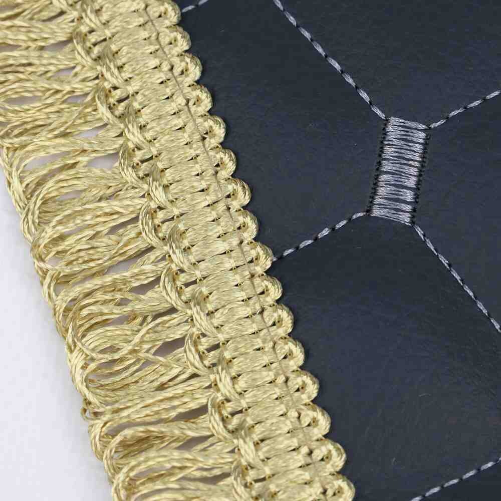 Вымпел треугольный экокожа MERCEDES серый