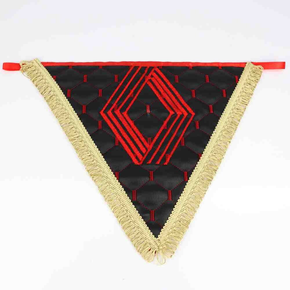 Вымпел треугольный экокожа RENAULT черный