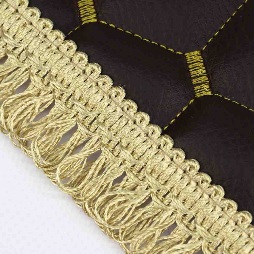 Вымпел треугольный экокожа SCANIA коричневый