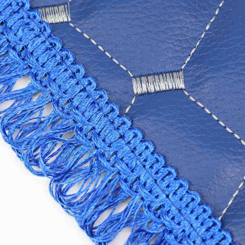 Вымпел треугольный экокожа MERCEDES синий