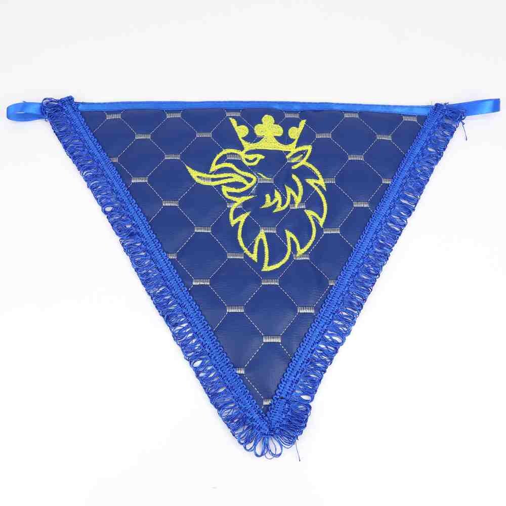 Вымпел треугольный экокожа SCANIA синий