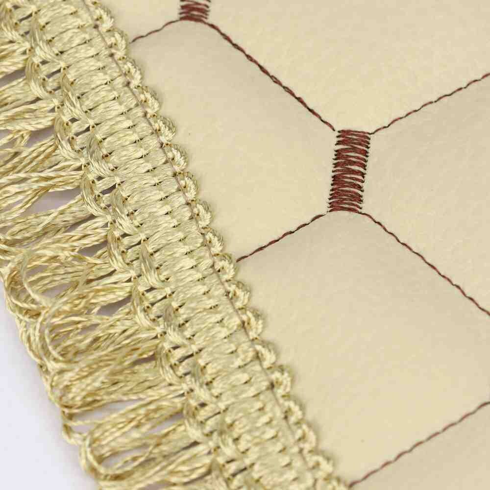 Вымпел треугольный экокожа RENAULT бежевый