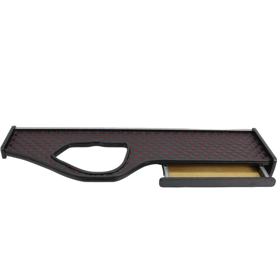 Полка кабины длинная VOLVO FH 12\16 с 2008 черная\ST- Экокожа стёжка\