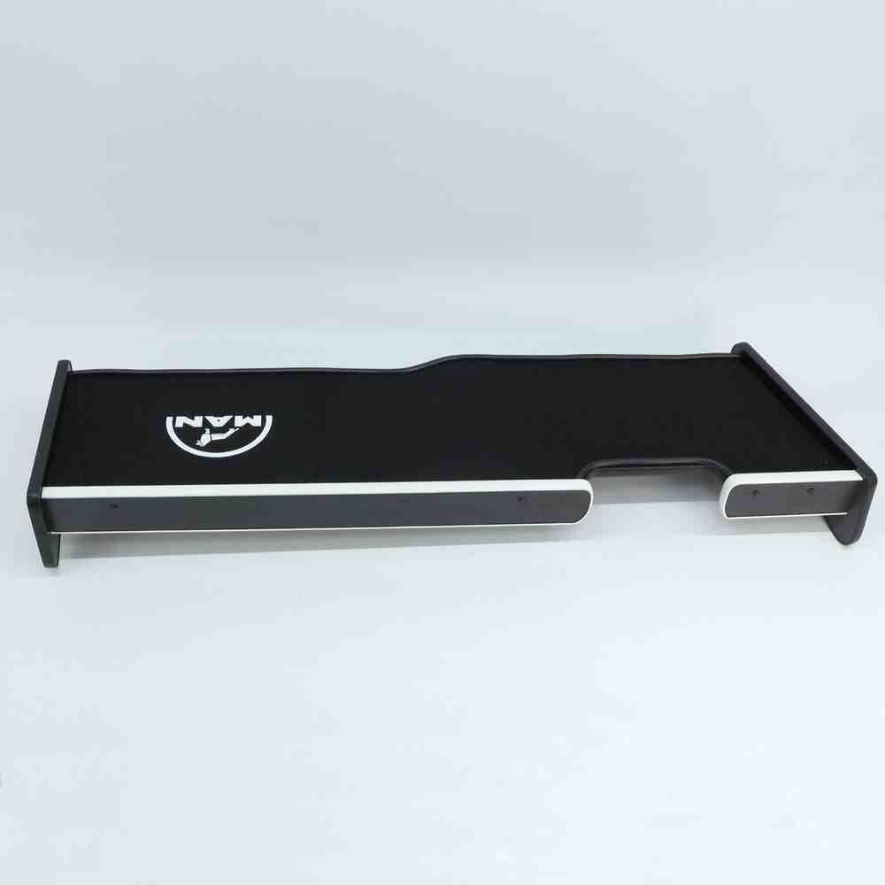 Полка кабины длинная MAN TGX\черная.\с вырезом под датчик полос\Euro6\Graphite\ Полка кабины длинная MAN TGX\черная.\с вырезом под датчик полос\Euro6\Graphite\