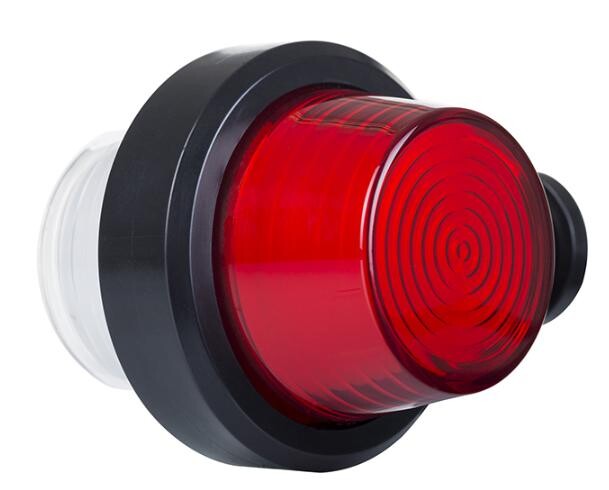 Фонарь габаритный рог NEON бело-красный107мм 12/24V HORPOL Фонарь габаритный рог NEON бело-красный107мм 12/24V HORPOL