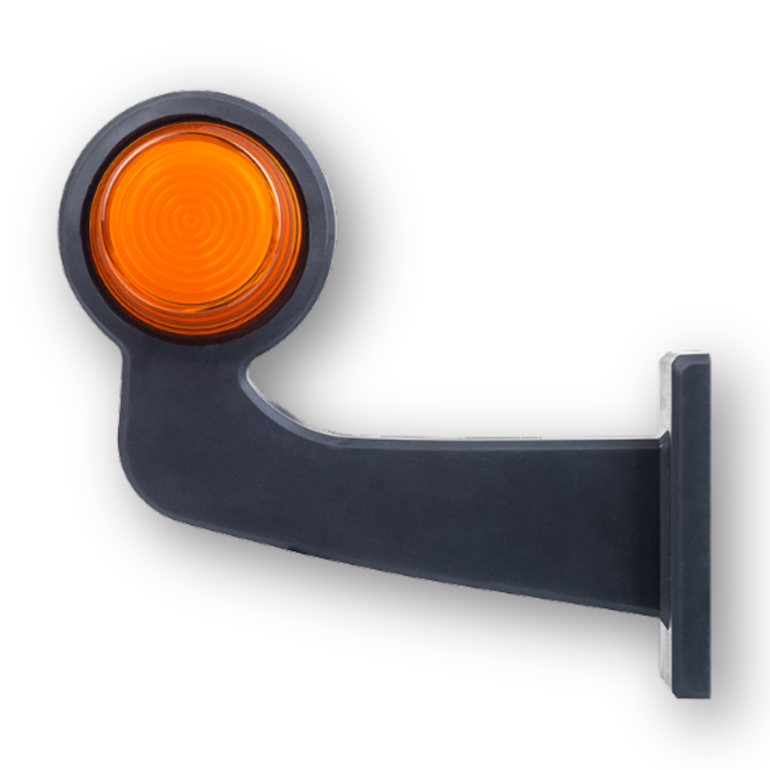 Ліхтар габаритний ріг NEON кривий жовто-жовтий 192,5мм 12/24V HORPOL Ліхтар габаритний ріг NEON кривий жовто-жовтий 192,5мм 12/24V HORPOL