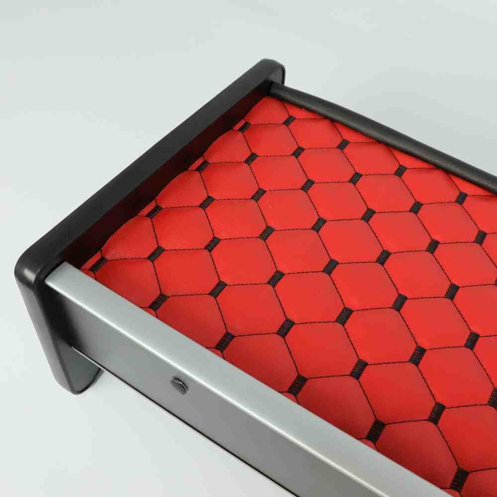 Полка кабины длинная RENAULT Premium (2006-2013) красная\ST- Экокожа стёжка\