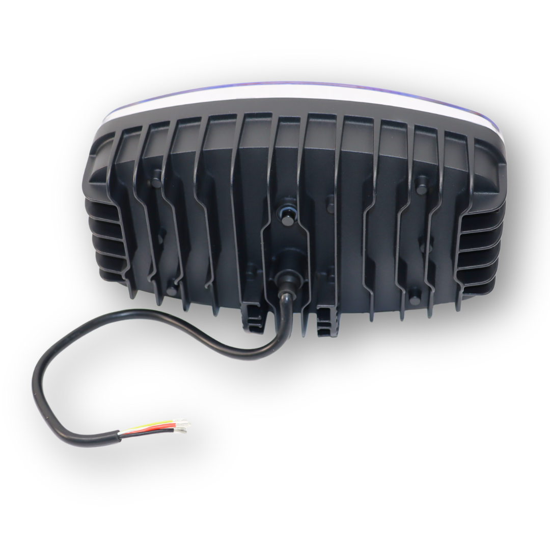 Фара универсальная дальний свет овальная LED  12-30 V