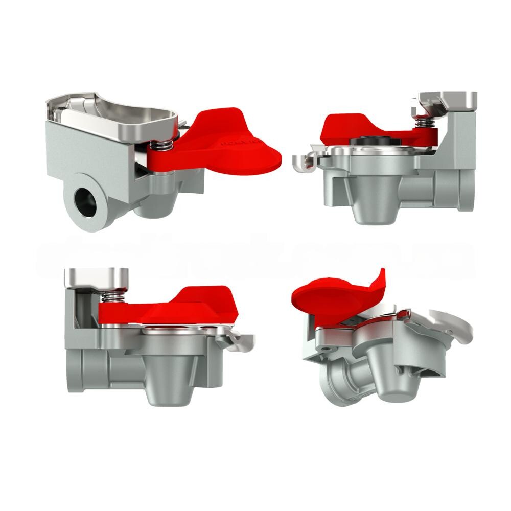 Роз'єм пневмат. М22 зі зворотним клапаном (червоний) WABCO