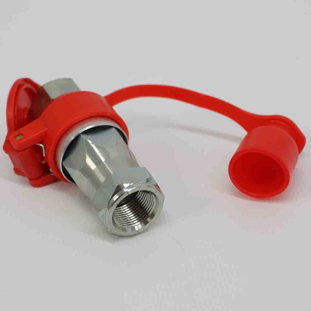 Разъем пневматический М22*1,5 (ЕВРО) с красными пыльниками