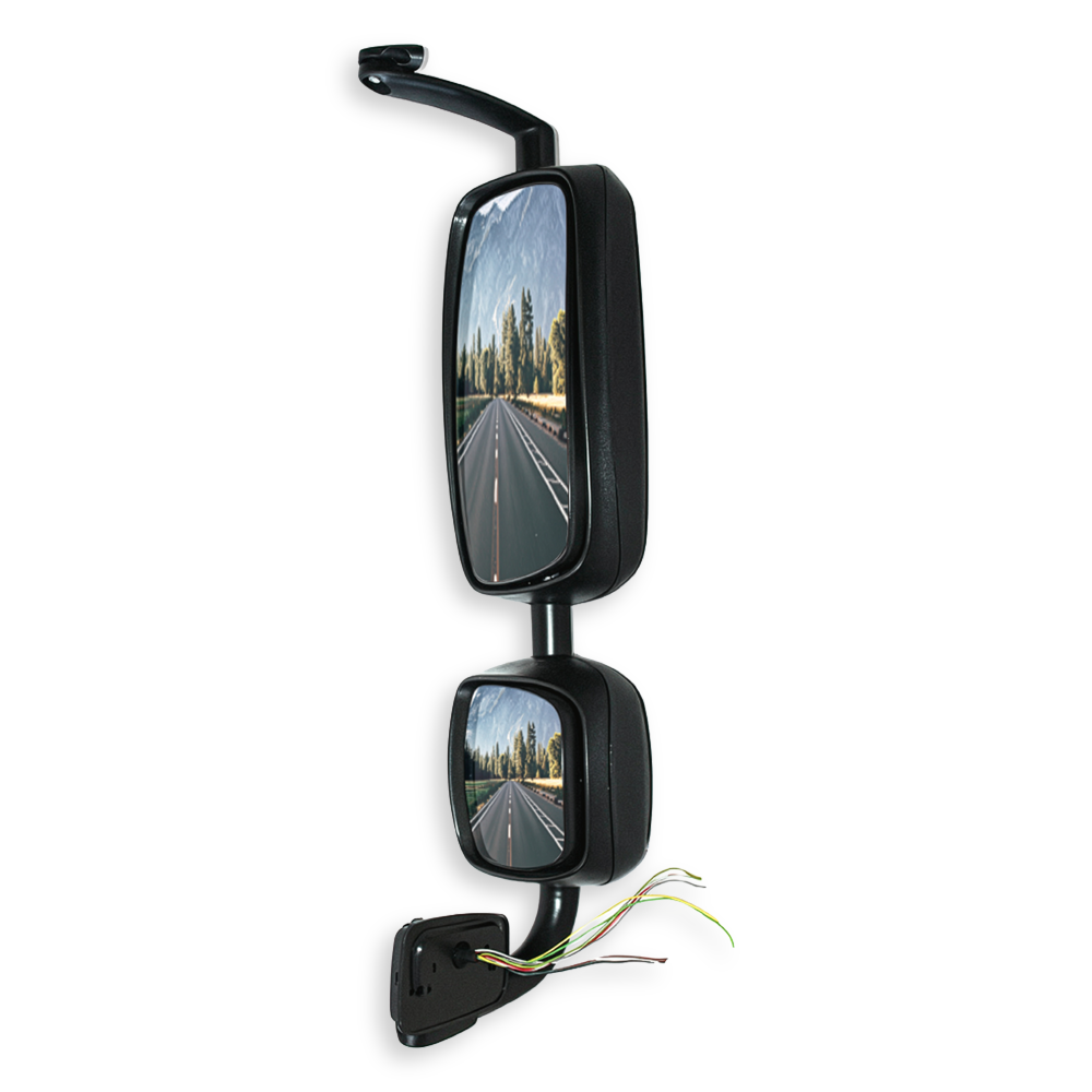 Зеркало основное DAF XF105 (2005-...) с подогревом и электрорегулировкой в сборе; правое (LONGLING) Зеркало основное DAF XF105 (2005-...) с подогревом и электрорегулировкой в сборе; правое (LONGLING)