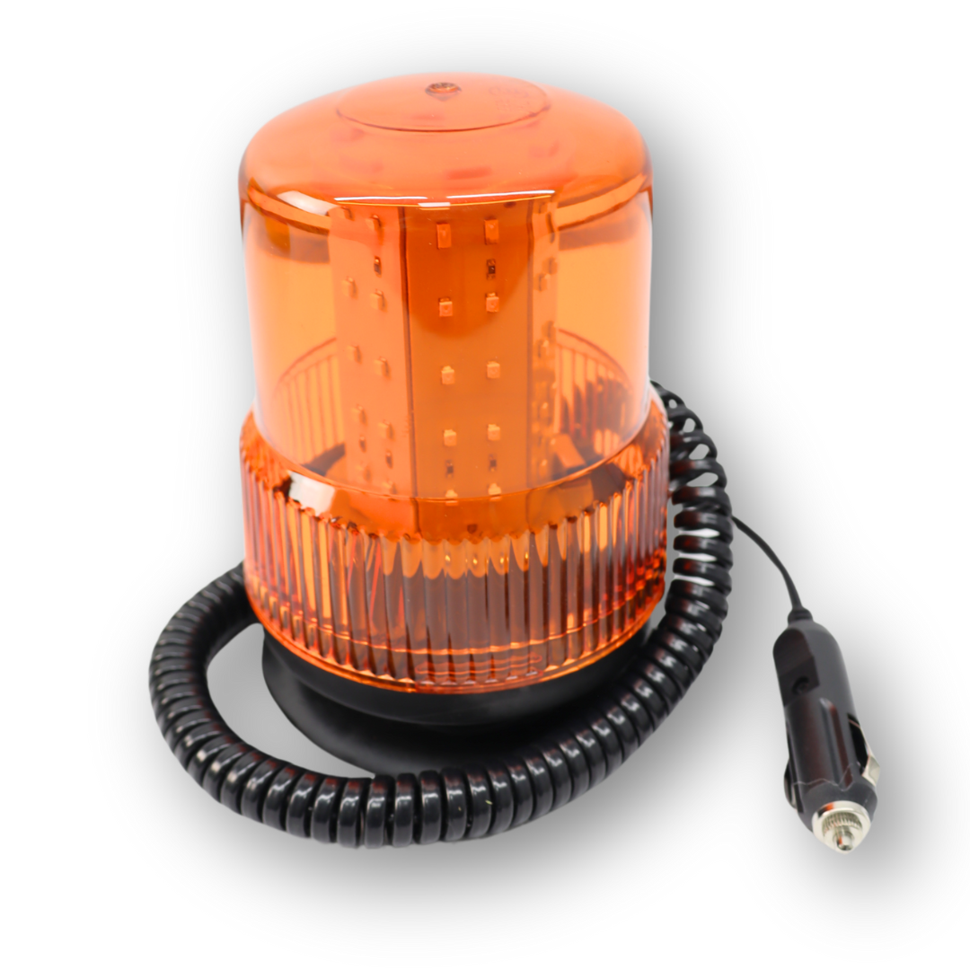 Маячок оранжевый LED 12-24V с магнитным креплением