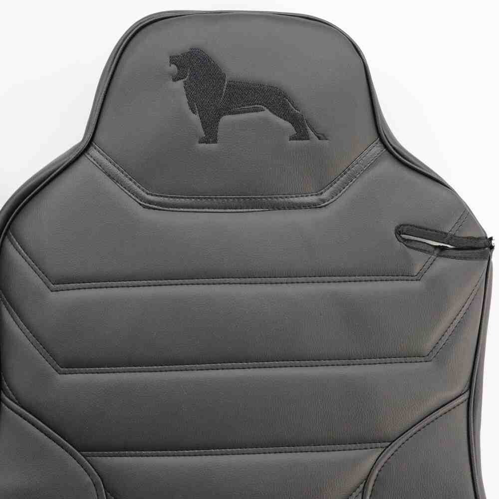 Чехол на сиденья MAN TGX,TGA,TGL,TGM,TGS; (2007-2020) 2 ремня, водитель и пассажир (Низкий) черный